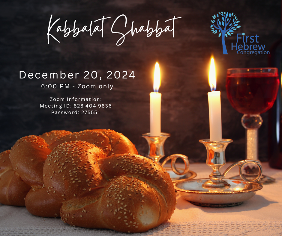 Kabbalat Shabbat - Zoom only